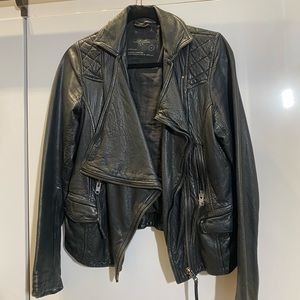 All Saints Stanton leather jacket